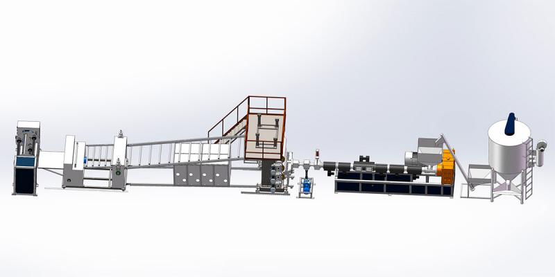 PVC Wide Floor Leather, Waterproof Rolls Extrusion Production Line Equipment