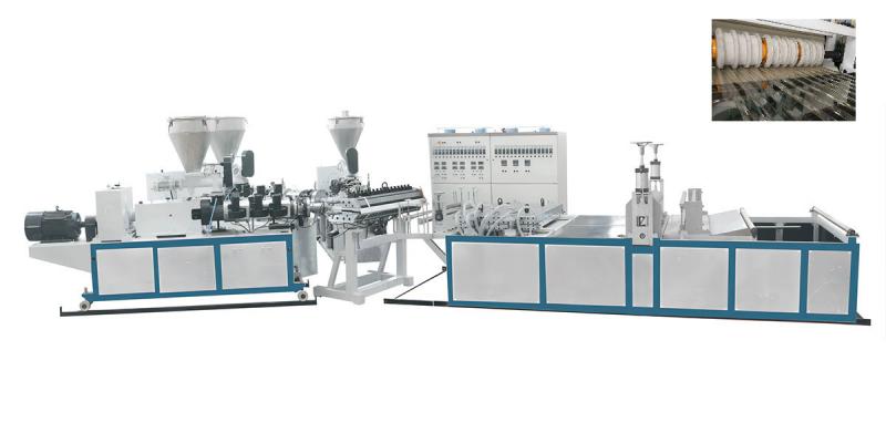 PC, PVC Wave Tile Extrusion Production Line Equipment